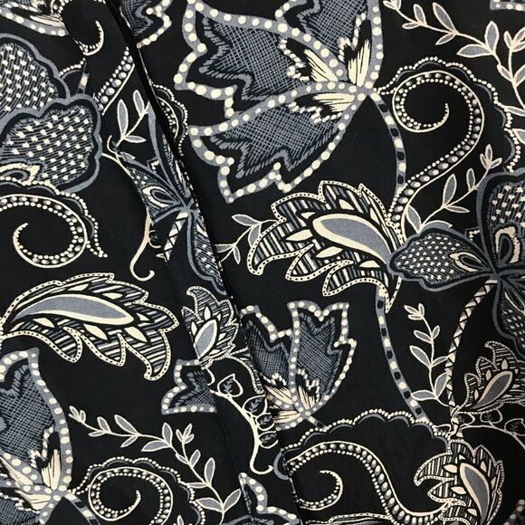 Sanctuary Womens Floral Blouse Size Small Black Gray Sleeveless Button Front - Picture 5 of 6